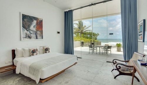 Suite estudio de lujo, 1 cama de matrimonio grande, vistas al mar