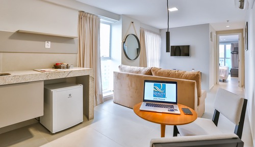 Habitación Deluxe, 1 cama de matrimonio grande con sofá cama