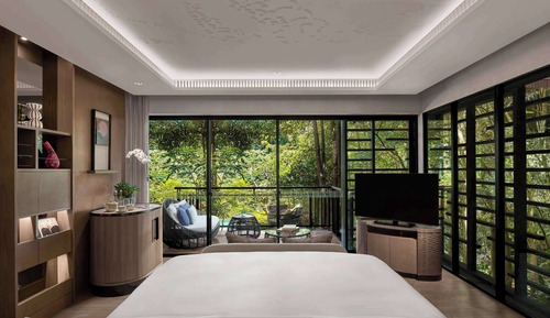Villa presidencial, 1 cama de matrimonio grande, piscina privada