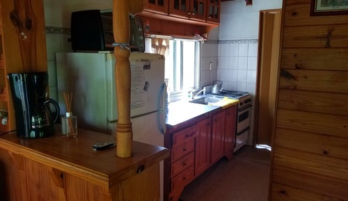Cabaña básica, 1 cama doble con sofá cama