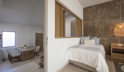Suite de diseño, 1 habitación, cocina, frente a la playa