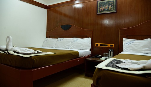 Habitación cuádruple Deluxe, 2 camas dobles, no fumadores