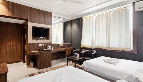 Habitación Deluxe con 1 cama doble o 2 individuales, 2 camas de matrimonio, no fumadores