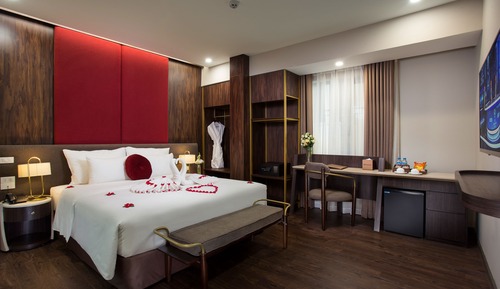 Habitación Deluxe con 1 cama doble o 2 individuales, vistas a la ciudad