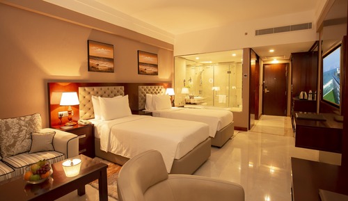 Standard Twin Room Without Outside View - With Complimentary City Tour & Access to Beach Lounge