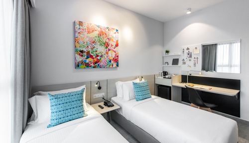 Habitación superior con 2 camas individuales