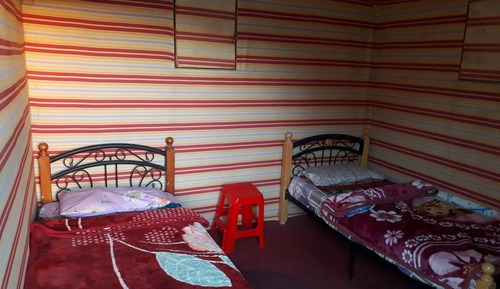 Tienda estándar, 2 camas individuales, no fumadores, vistas a la montaña