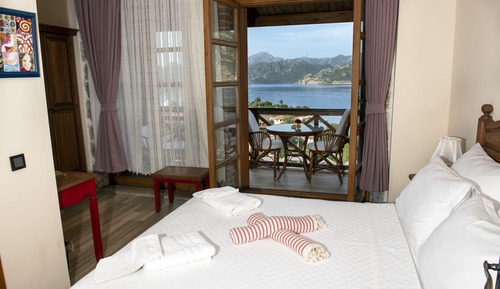 Habitación doble, vistas al mar (Incir)