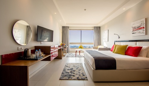Habitación ejecutiva, 1 cama de matrimonio grande, vistas al mar