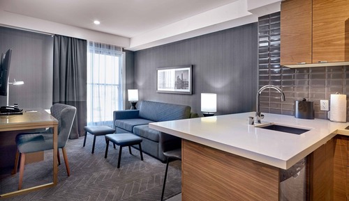 Suite estándar, 1 cama de matrimonio grande con sofá cama, cocina