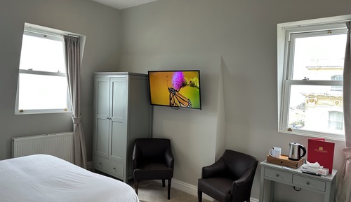 Habitación Deluxe doble, vistas parciales al mar