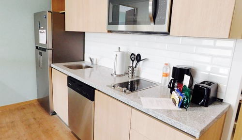 Suite estudio, cocina
