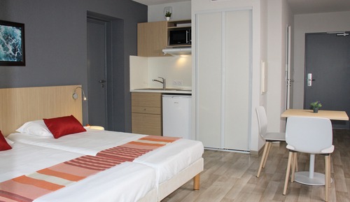 Estudio, 1 cama doble o 2 individuales, accesible para personas con discapacidad