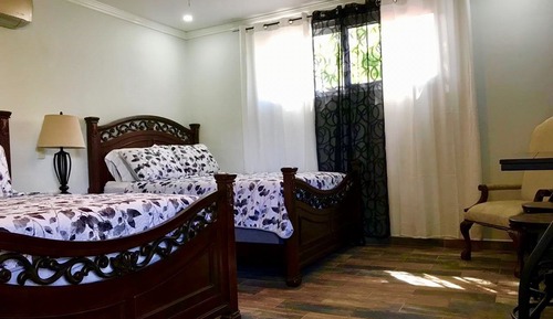 Habitación panorámica doble, 2 camas de matrimonio, terraza, vistas a la montaña