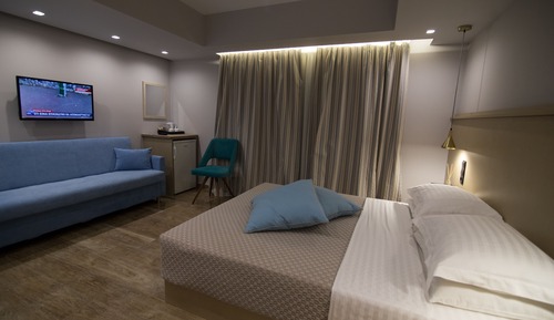 Habitación familiar, vistas al mar