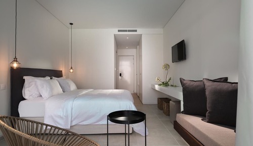 Habitación de diseño con 1 cama doble o 2 individuales