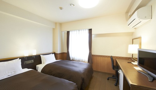 Habitación económica con 2 camas individuales, 2 camas individuales, fumadores