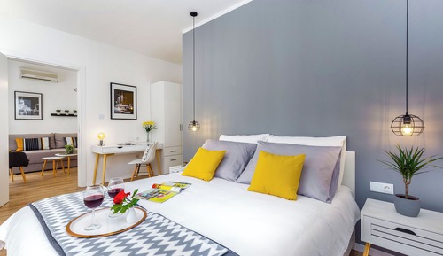 Apartamento Deluxe, 1 cama de matrimonio con sofá cama, no fumadores, cocina básica