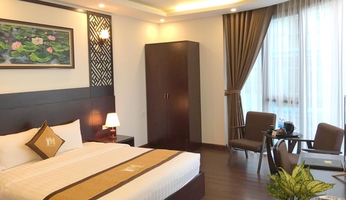 Habitación Deluxe doble, 1 cama de matrimonio grande, vistas a la ciudad