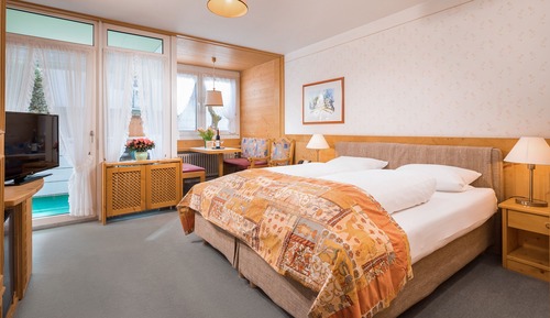 Habitación clásica doble, vistas al jardín