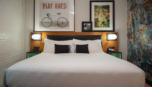 Suite, 1 cama de matrimonio grande con sofá cama