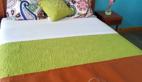 Cabaña clásica, 1 cama de matrimonio, no fumadores, vistas al jardín