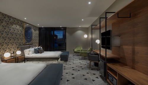 Habitación cuádruple superior, 2 camas de matrimonio, no fumadores