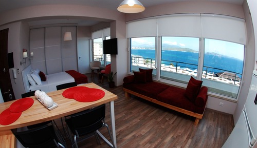 Ático, vistas al mar