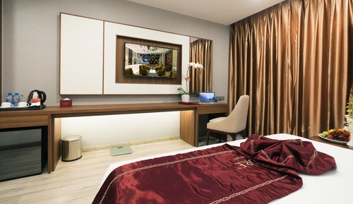 Habitación Deluxe doble, 1 habitación, vistas a la ciudad