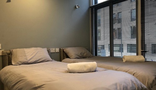 Habitación estándar con 2 camas individuales, 2 camas individuales, no fumadores, vistas a la ciudad