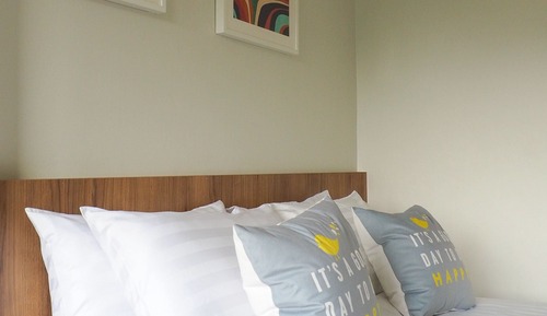 Habitación estándar doble, 1 cama de matrimonio, terraza, vistas a la ciudad