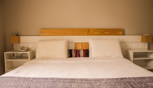 Estudio, 1 cama de matrimonio, no fumadores, vistas a la ciudad