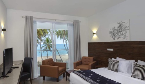 Habitación Deluxe doble, balcón, vistas al mar