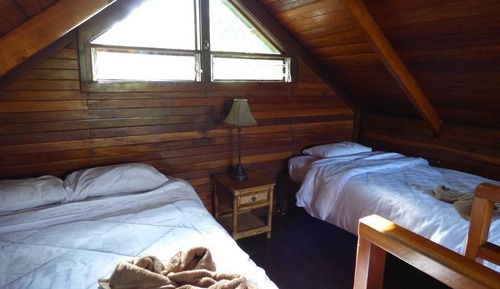 Chalet clásico, varias camas, no fumadores, vistas al mar