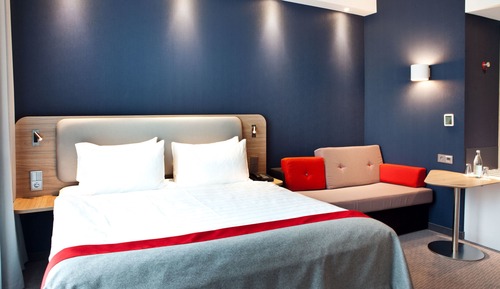 Habitación, 1 cama de matrimonio con sofá cama