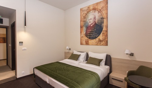 Habitación con 1 cama doble o 2 individuales