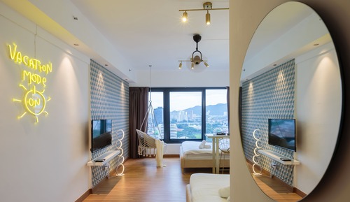 Suite estudio Deluxe, vistas a la ciudad