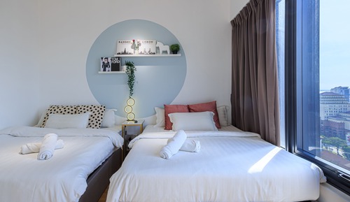 Apartamento exclusivo, 2 habitaciones, vistas a la ciudad