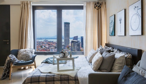 Suite estudio Confort, vistas a la ciudad