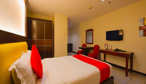 Habitación estándar doble, 1 cama doble, no fumadores, vistas a la ciudad