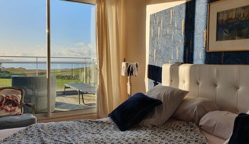 Habitación Confort doble, balcón, vistas al mar
