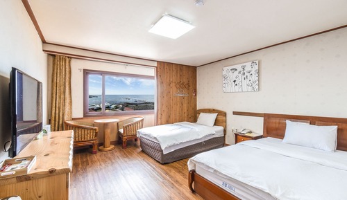 Habitación Deluxe con 2 camas individuales, vistas al mar (Old Building)