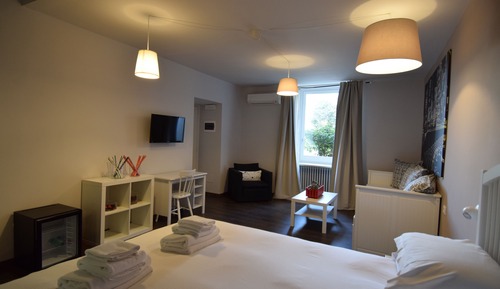 Habitación cuádruple de lujo
