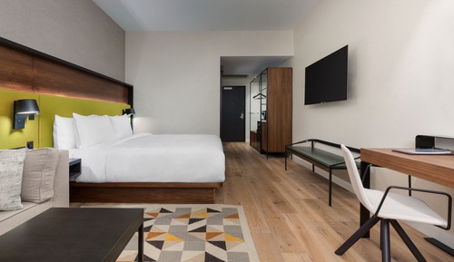 Habitación, 1 cama de matrimonio grande con sofá cama
