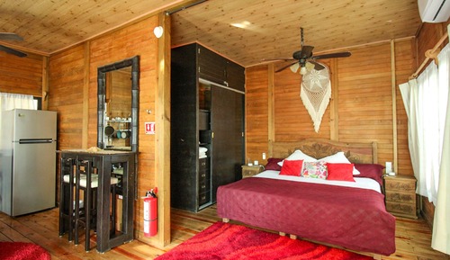 Cabaña clásica, 1 cama de matrimonio grande, no fumadores, vistas a la piscina