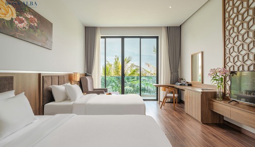 Villa, 3 habitaciones, baño privado (Beach front)