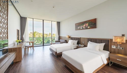 Villa, 4 habitaciones, baño privado (Beach front)