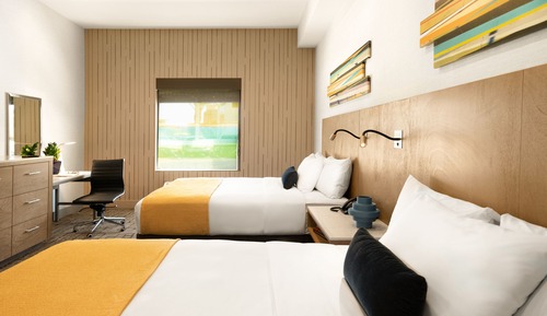 Estudio Deluxe, 2 camas de matrimonio