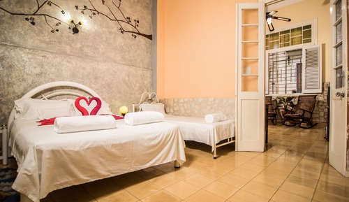 Habitación triple, varias camas, no fumadores