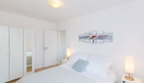 Apartamento estándar, 1 habitación, terraza, vistas parciales al mar